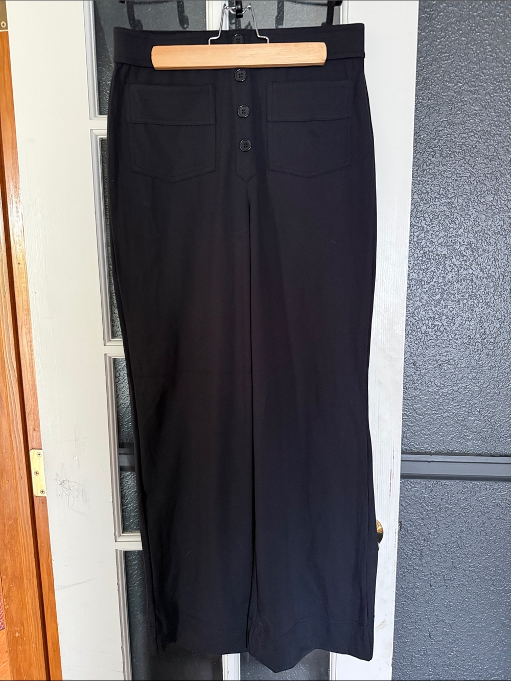 HALARA Black Wide Leg Trousers